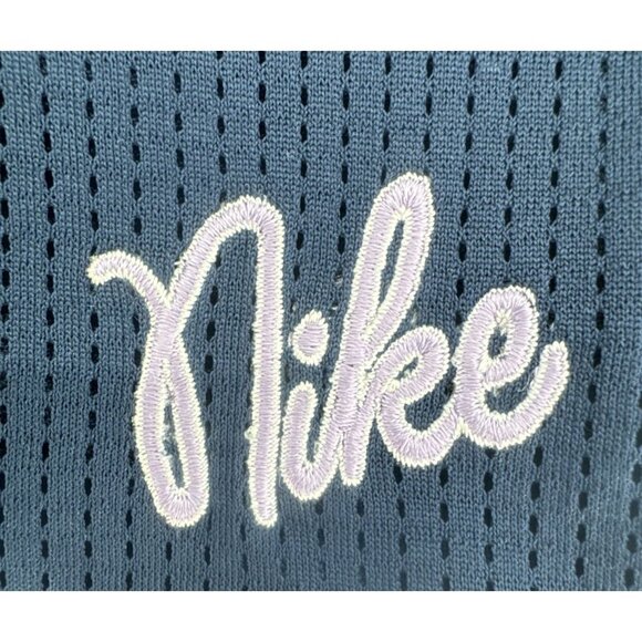Nike Girls Youth Mesh running Capri Pants Lined Navy lavender Size XL 16 - Picture 12 of 14